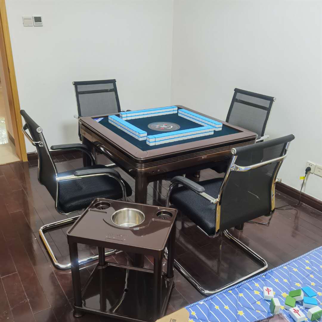 s60餐桌 咖啡色 - 长沙雀友 treyo-麻将机制造专家